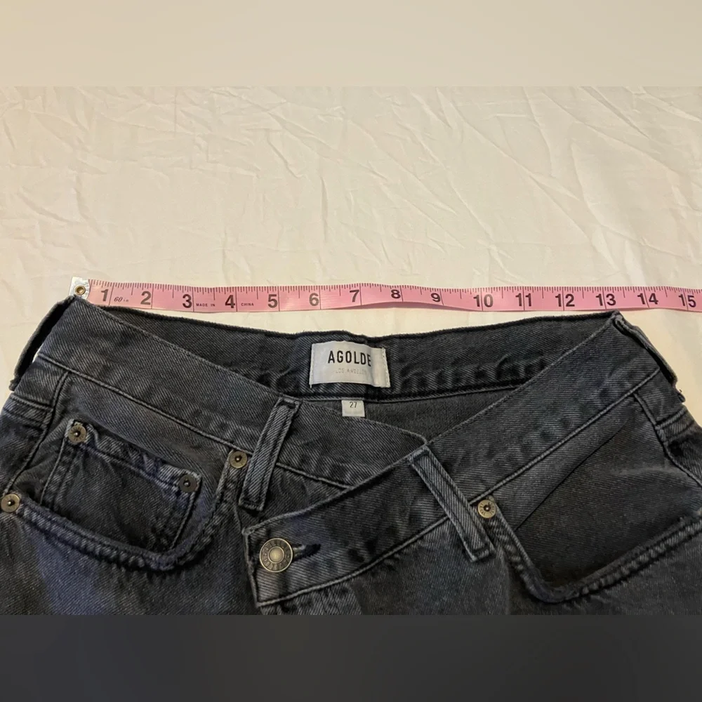 AGOLDE Criss Cross Straight Jeans In Shambles - Picture 3 of 10